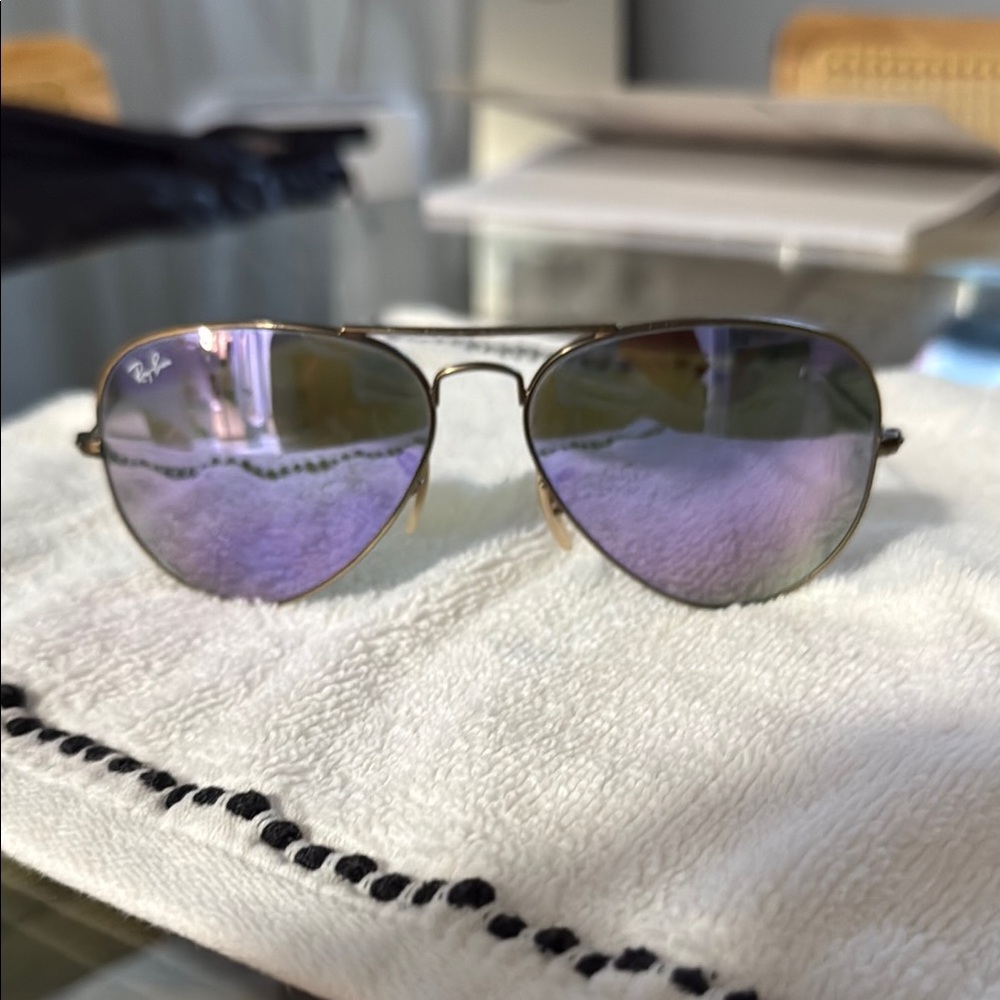 RayBan - Purple & Gray Avaitors
